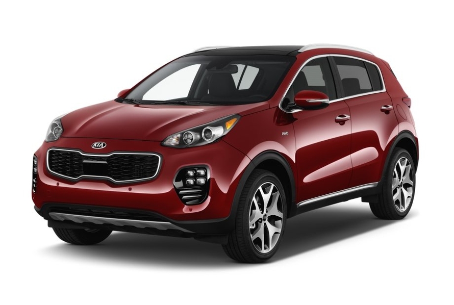 Kia Sportage 2010 красный